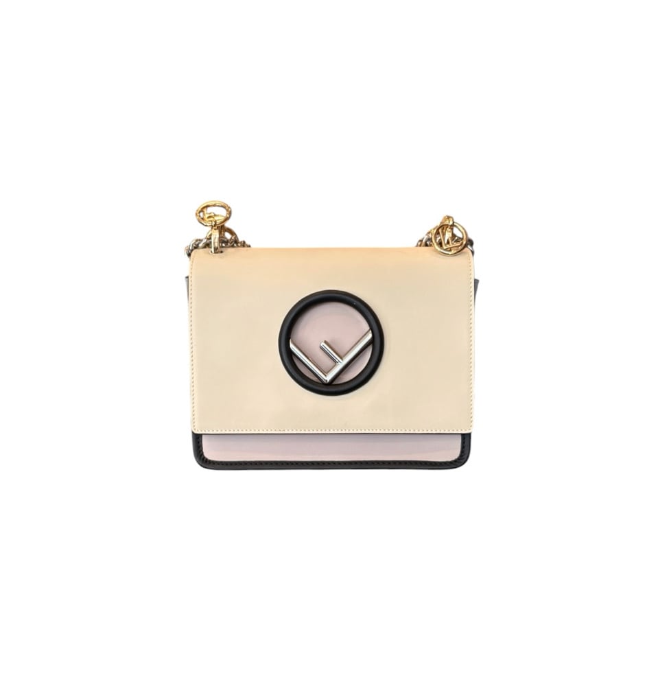Image of Fendi Colorblock Kan Handbag 6-2205