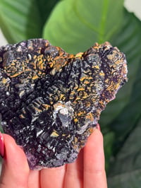Image 4 of NATURAL RAINBOW IRIDESCENT CUBIC FLUORITE -CHINA- J