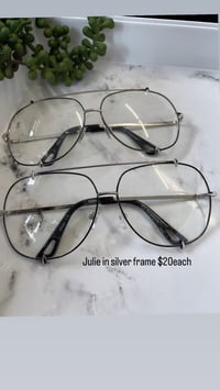 Julie in silver frame