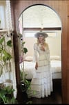 1960s Mexican pintucked and lace dress