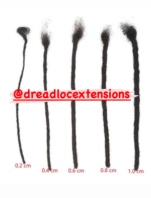 Image of Non refundable deposit for Crochet loc extensions 
