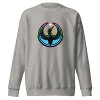Image 4 of Minnesota Rebel Loon - Rainbow Crewneck Sweatshirt