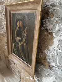 Image 3 of Huile sur plaque Les amoureux 