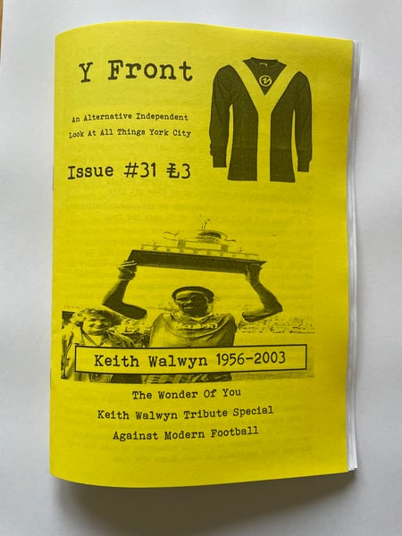 Image of Y Front Issue 31