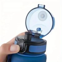 Image 5 of 650ml Sports Water Bottle Cristiano Ronaldo Leak Proof Colorful Plastic Cup Large Capacity Water Jug