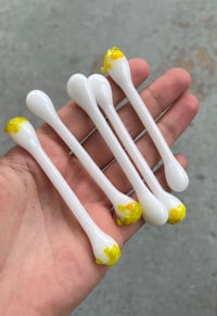 Image 3 of Fused glass fidget sticks sets: matches and q-tips