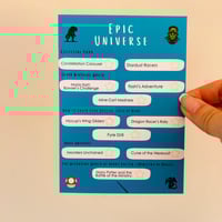 Image 4 of Ride Tick list Sheets 