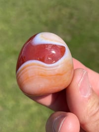 Image 2 of Carnelian Polished Agate 5 Piece Lot #2230