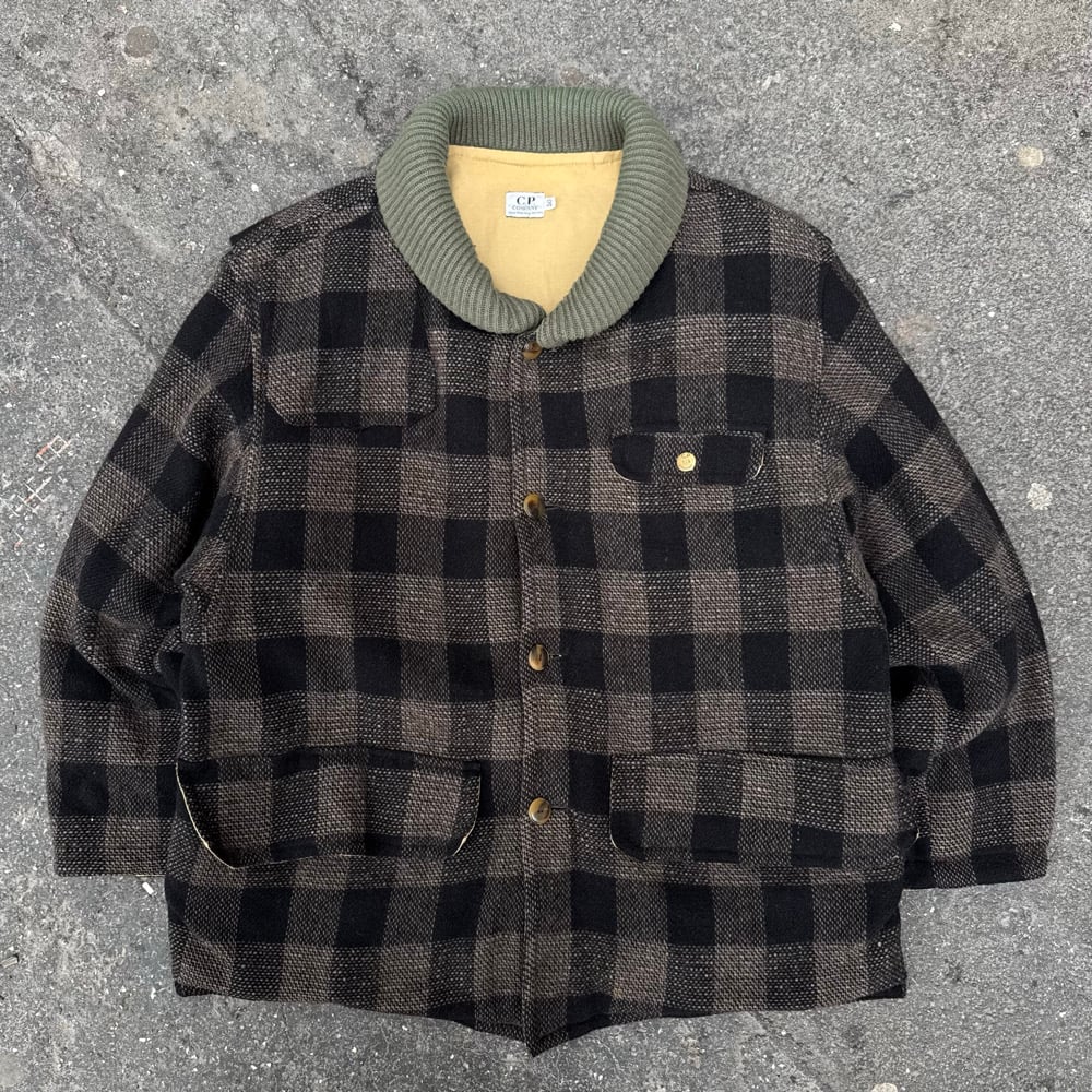 Image of 1984 CP Company Wool Plaid Jacket, Size 50 - XL
