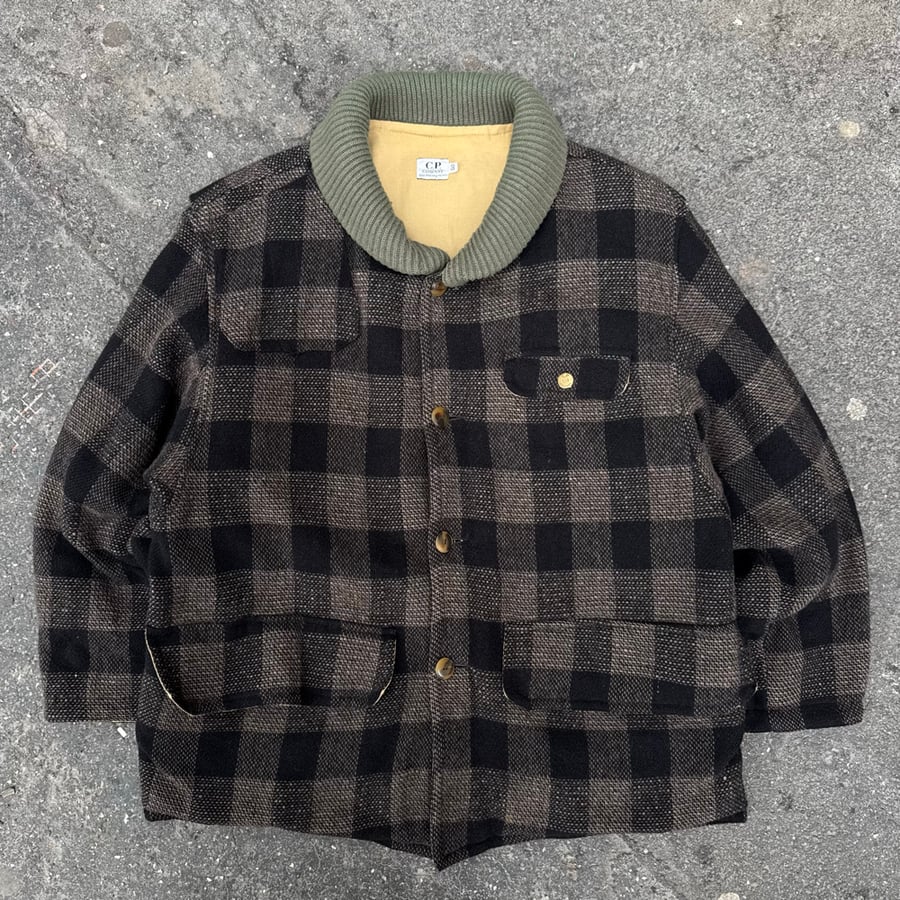 Image of 1984 CP Company Wool Plaid Jacket, Size 50 - XL