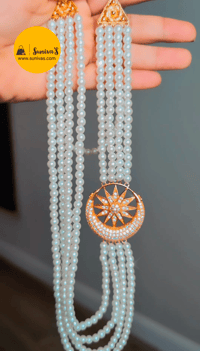 Image 4 of SuPriya_American Diamond Pearl/Chandra Haar