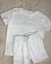Image 1 of Plain Shorts Set 