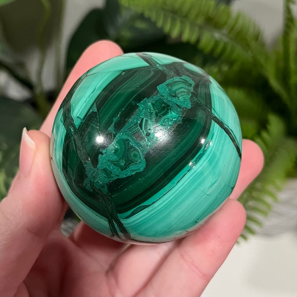 DISCOUNT Malachite Sphere C