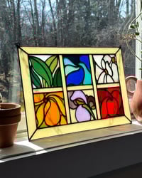 Image 1 of flowers in the window (14 x 10 in)