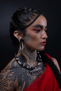 Image 2 of Zahra Silver Necklace 