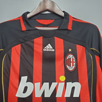 Image 3 of Ac Milan 06/07 Retro Home Jersey