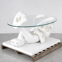 Image 2 of Bunny table blanc brillant 