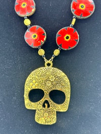 Image 1 of Day of the Dead necklace 