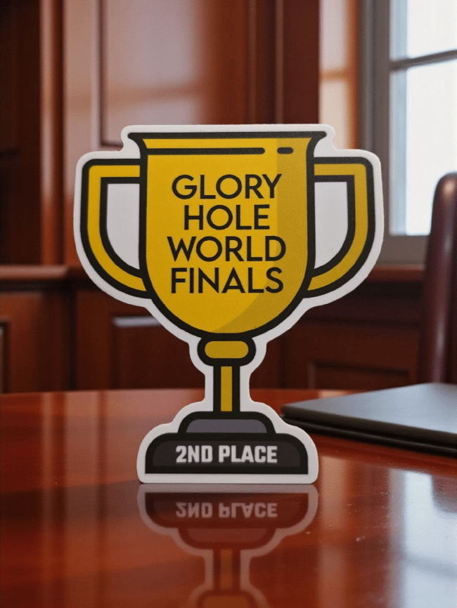 444. Second Place Sticker 