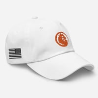 Image 6 of Orange MK Hellfish Logo Hat