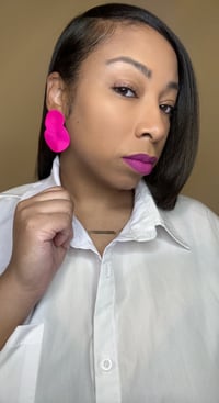 Image 2 of Jasmine Earrings- Pink 