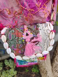 Image 3 of Jaz min cross body bag and coin purse- Hot pink 2