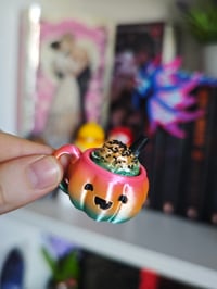 Image 3 of Clickers calabazas arcoiris amarillas