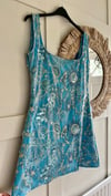 Aqua Universe Dress. Heavily Embellished Spandex Dress