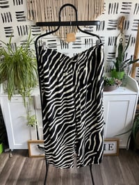 Image 1 of H &M printed wide leg pants 