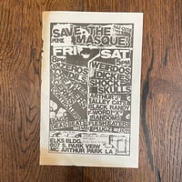 Original 5.5" x 8.5" 1978 Punk Flyer! Screamers,Germs, Weirdos, Dickies, Flesh Eaters, Plugz + more!