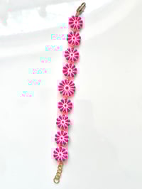 Image 2 of Hot Pink Talavera Bracelet 