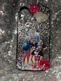 Image 3 of My world Photo bling iPhone case 