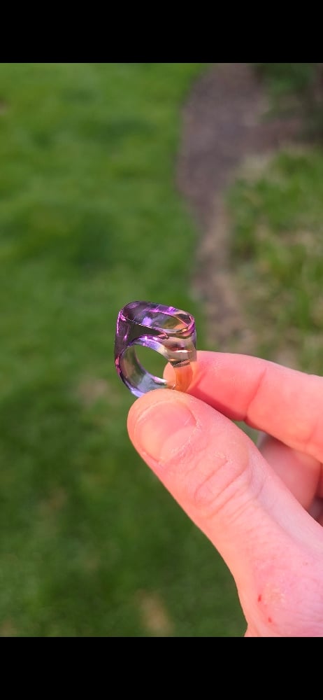 Image of Ametrine Jelly Ring Signet 