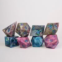 Image 2 of Fusions III<br>Jesmonite 8 Piece Polyhedral set