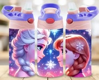 Elsa & Anna 12oz drink bottle