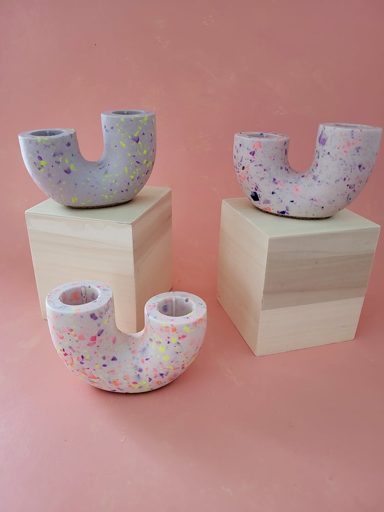 Image of Bougeoir en U Neon