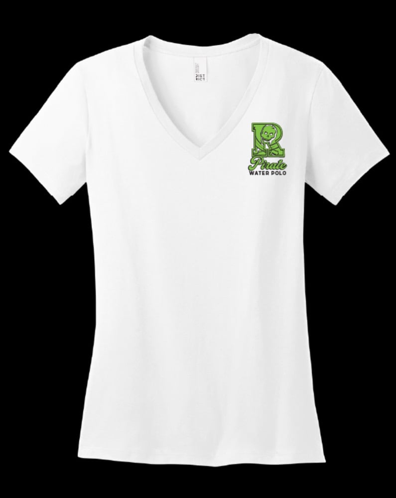Image of Ladies White R Tee