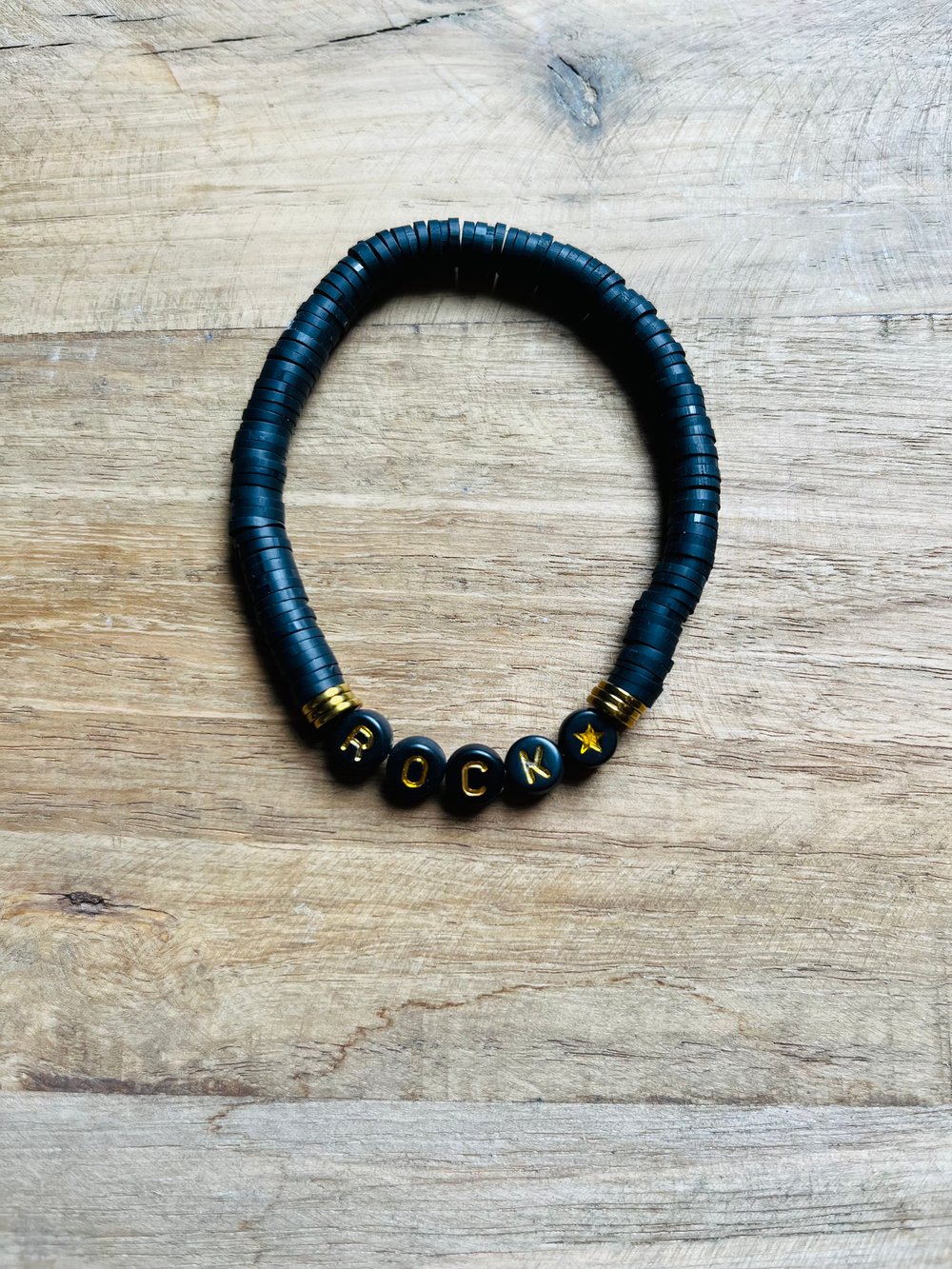 Image of Black ROCKSTAR bracelet 
