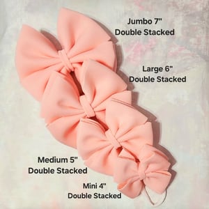 Image of Mini Double Stacked Puff Bow