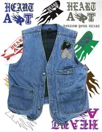 Image 2 of illmatic Nas denim vest 