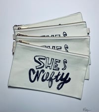 Image 1 of ‘She’s Crafty’ Zipper Pouch