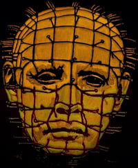 Image 1 of Hellraiser medium foam pumpkin carving