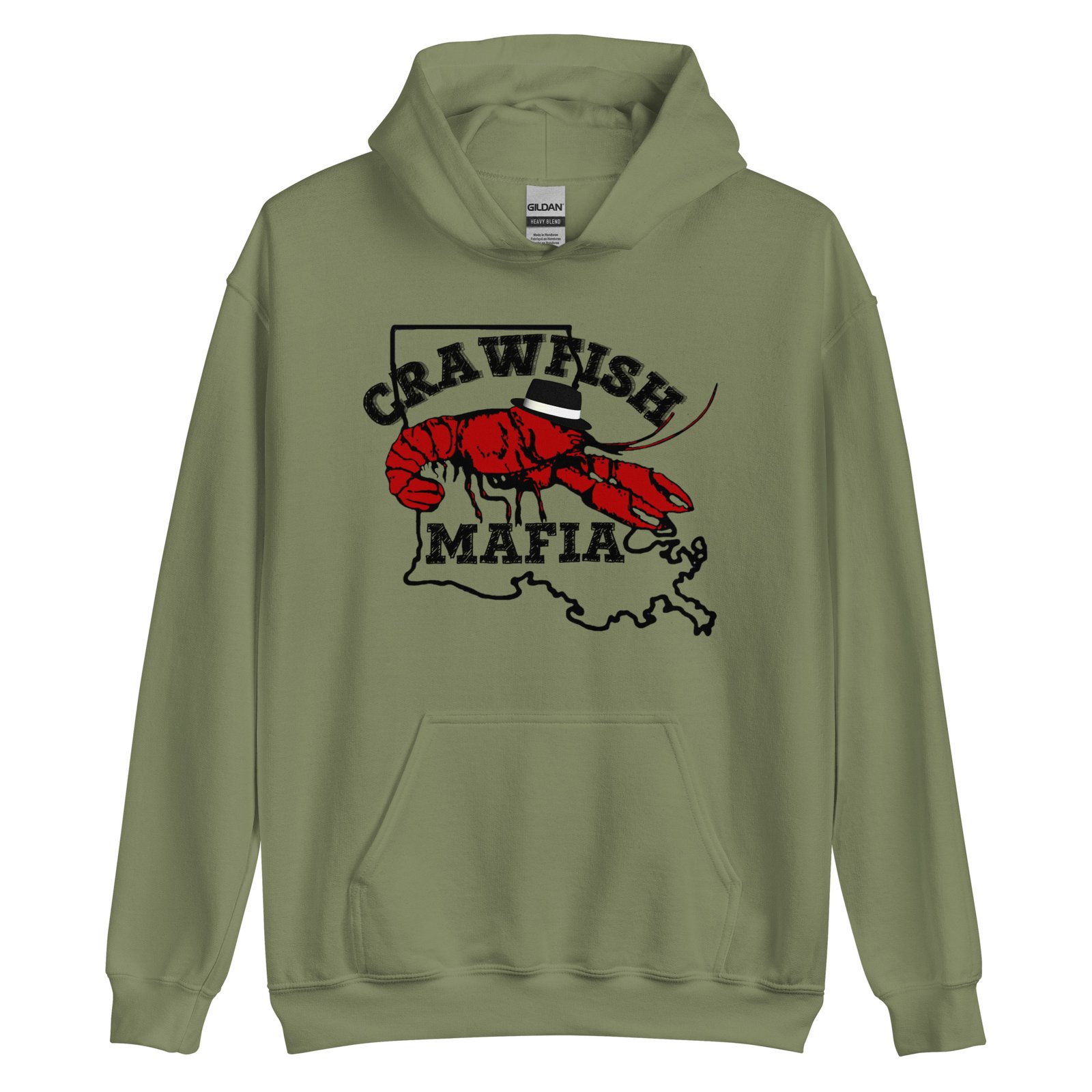 Crawfish Light Weight Jersey Hoodie