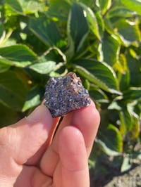 Image 1 of Red Sphalerite Gems on Galena