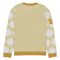 Image 13 of Golden Knitted crew neck sweater
