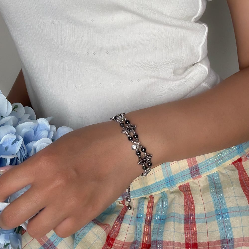 Image of Silver Gate Bracelet 