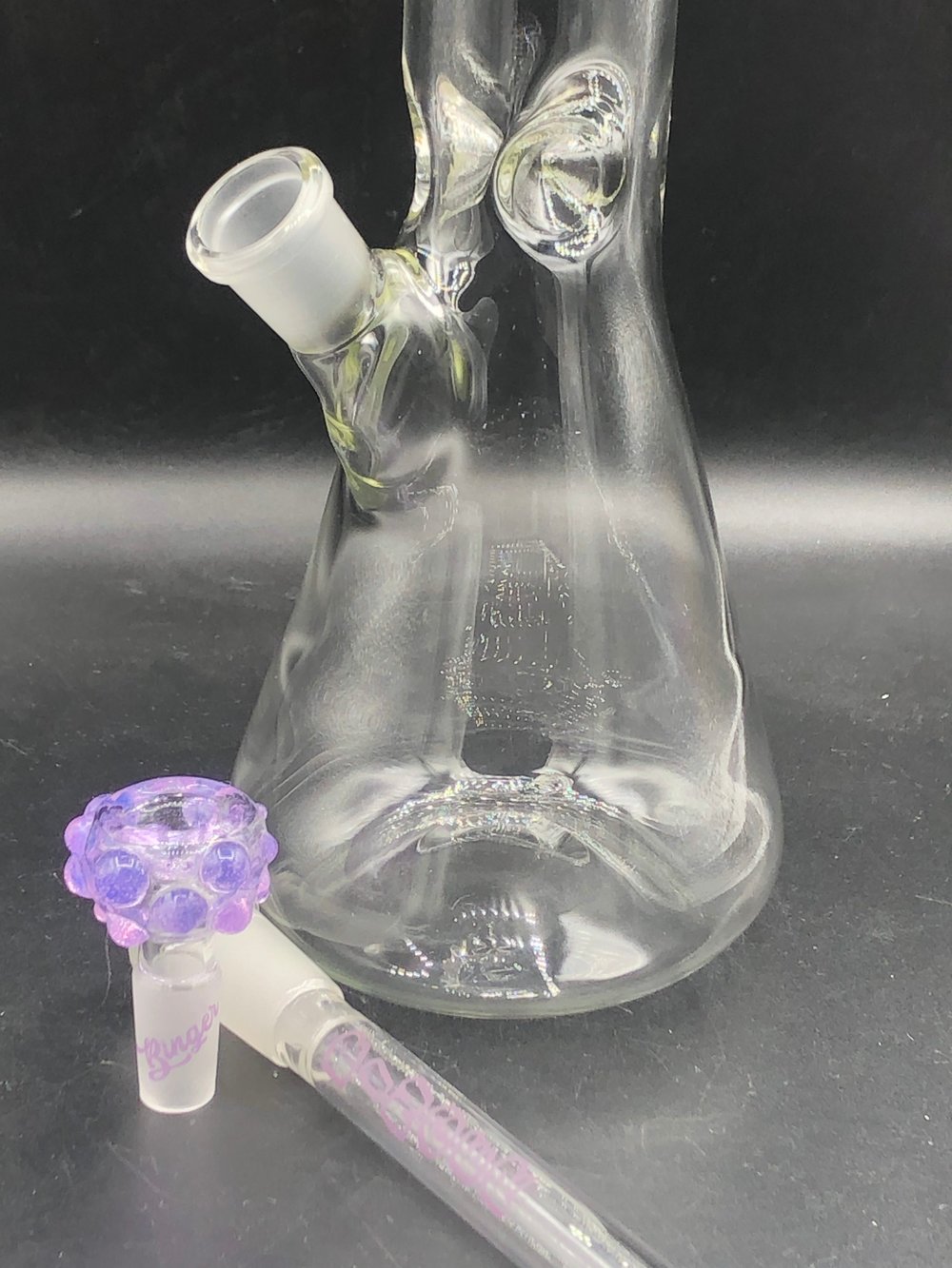 Image of 13 1/2” pink slyme beaker