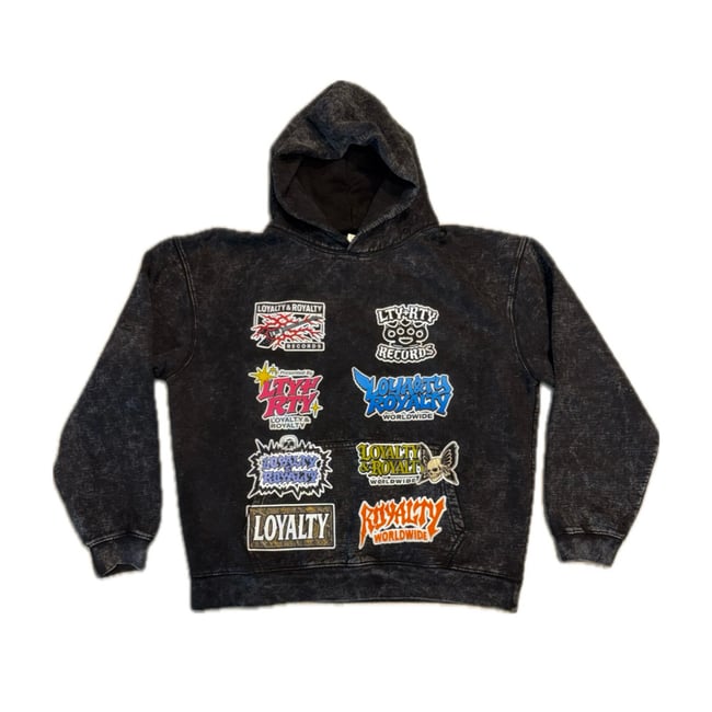 Distressed Logo Mania Hoodie 