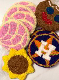 Image 3 of punch needle coasters