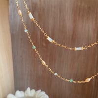 Image 3 of ELZA - Collier perlé Jaspe vert